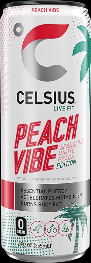 Celsius Peach Vibe
