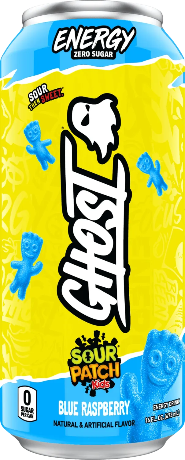 GHOST Energy Sour Patch Kids Blue Raspberry