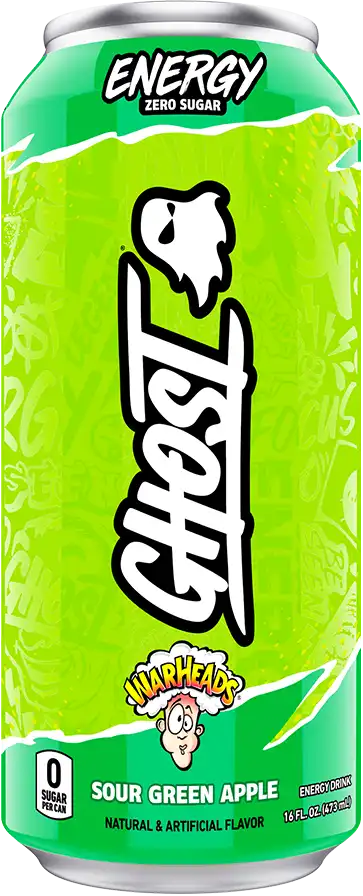 GHOST Energy Warheads Sour Green Apple